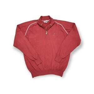 Peter Millar Luxury Blend 1/4 Zip Pullover Golf‎ Sweater Mens Large